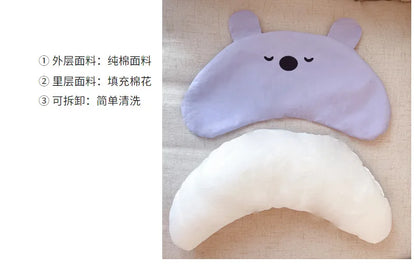 New Dog Pillow Cartoon Bear Dog Nest Cat Neck Guard Detachable Washable Soft Rebound Collapse Chin Pad Hypnosis Pet Pillow