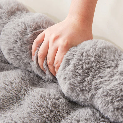 Winter Warm Dog Bed Sofa Couch Cover Super Soft Pet Blanket Pad Mat for Small Dogs Plush Neck Pillow Cat Nest Cama Para Perros