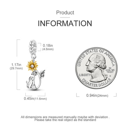 Dog Pet Charms 925 Silver Doggy Paw French Bulldog Bones Beads fit Original Bracelet DIY Fine Jewelry