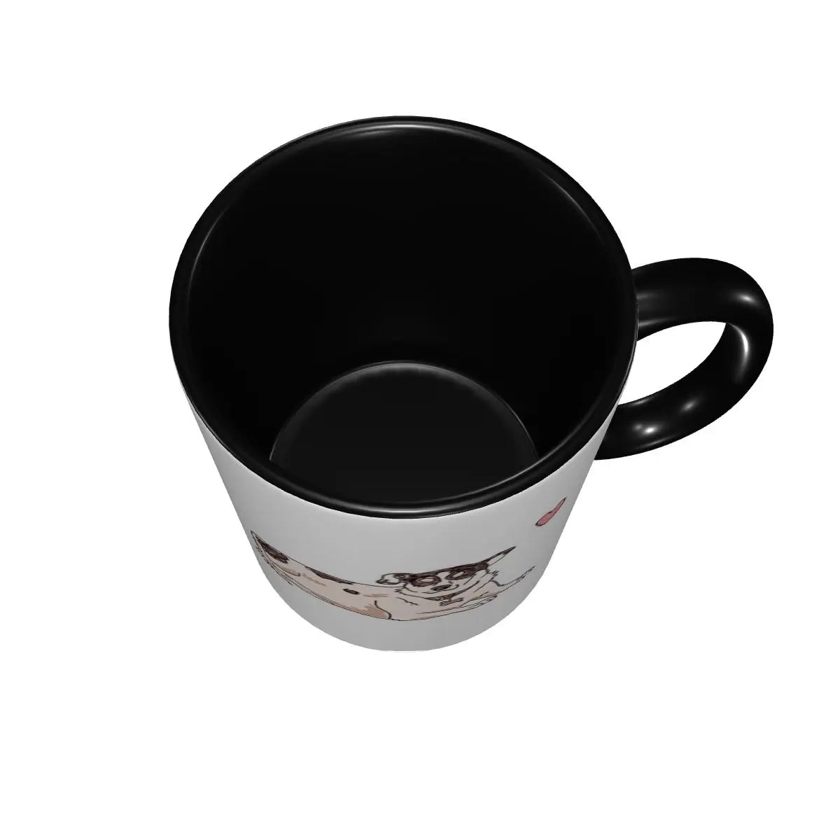 Cute Jack Russell, Sweet Simple Dog Design Mug Funny Ceramic Coffee Cups Tea Mugs Milk Cup Drinkware Gifts for Woman Man