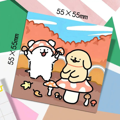 Cute Line Puppies Maltese &Golden Pattern Refrigerator Magnets Personalized Photo Refrigerator Magnets Photo