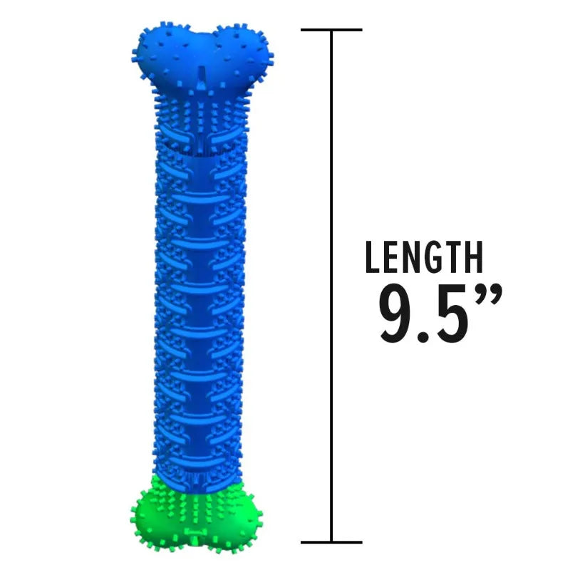 Dog Molar Stick Food Grade Bone Shape Dog Tooth Cleaning Interactive Bite Resistant for Small Pet with Slight Bite Force