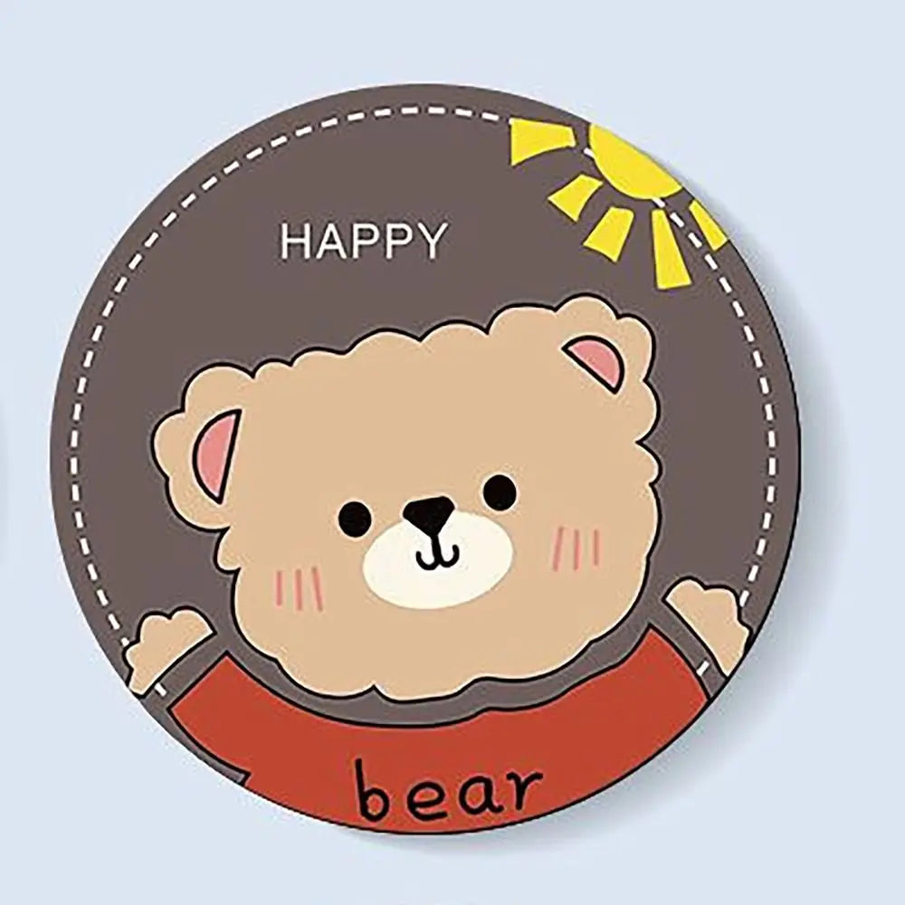 S/L Coasters Cartoon Tableware EVA Bowl Dish Pot Mats Bear Dog Cat Waterproof Heat Insulation Pad for Home Kitchen