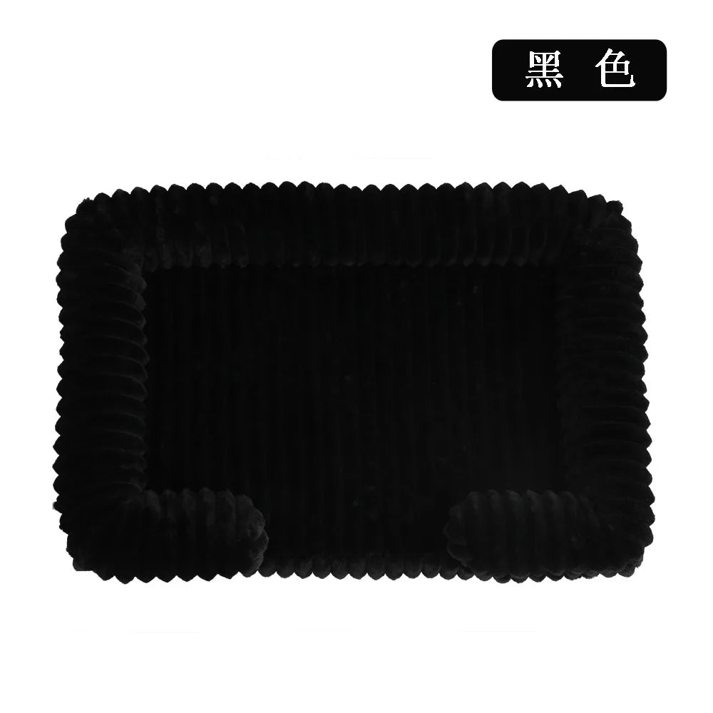 2025 Cross-border new product pet litter winter warm large dog kennel pet mat cat litter dog bed dog mat