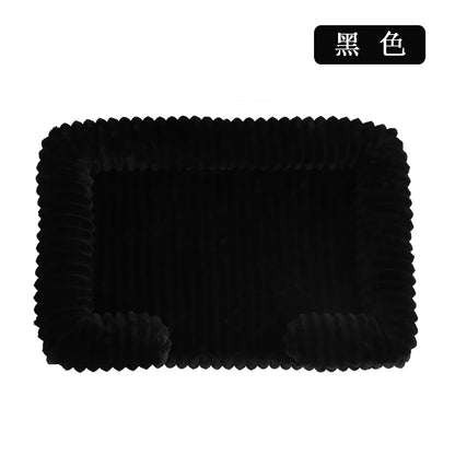 2025 Cross-border new product pet litter winter warm large dog kennel pet mat cat litter dog bed dog mat