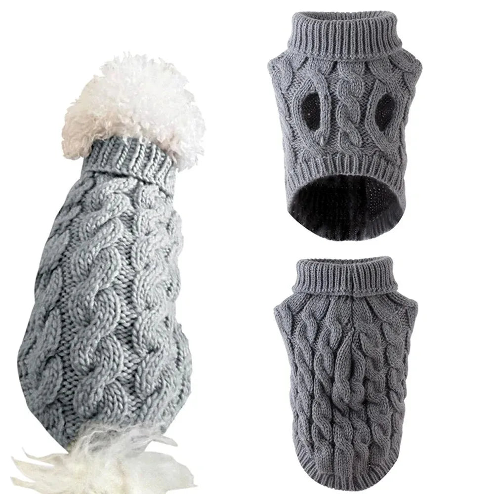 Knitted Clothes for Dogs Chihuahua Sweater for Small Dogs Clothes Fashionable Pet Dog Clothes