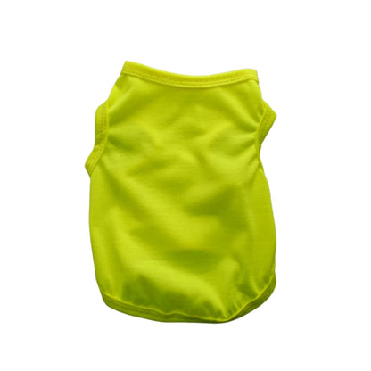 Solid Color Dog Shirts Breathable Pet T-Shirts for Small to Large Dogs - Stretchy, Durable, Ideal for All Seasons and Holidays