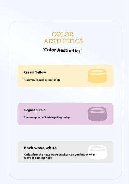 Anti-Splash Pet Water Bowl - No Mess Drinking Dish for Cats & Dogs with Floating Design Keeps Chin Dry Easy Clean