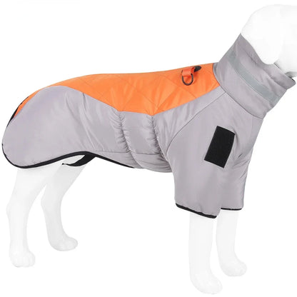 Winter Pet Clothes Golden Labrador Retriever Waterproof Dog Jumpsuit Medium Big Dog, Big Dog Winter Warm Cotton Blend Coat