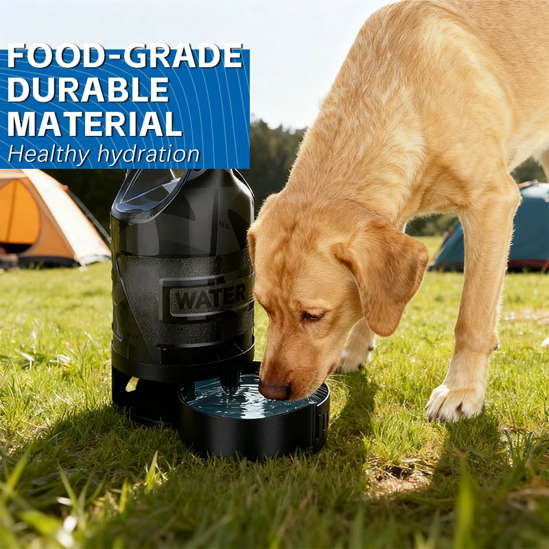 Portable 2.6L Dog Water Bottle, Large Capacity Hydration Flask for Outdoor Sports and Pet (Cat & Dog) Drinking Bottle
