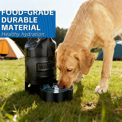 Portable 2.6L Dog Water Bottle, Large Capacity Hydration Flask for Outdoor Sports and Pet (Cat & Dog) Drinking Bottle