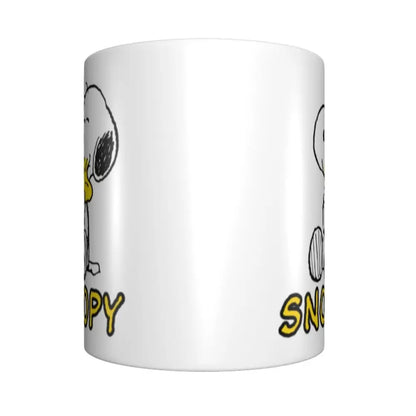 Manga Snoopy Woodstock Cartoon Dog Coffee Mug DIY Customized Ceramic Tea Milk Mug