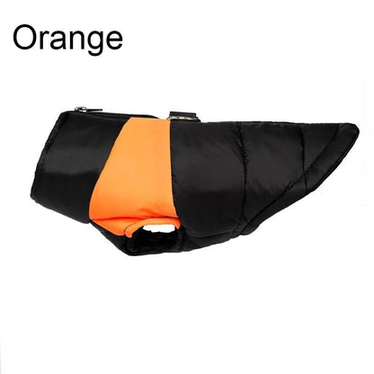 the WARMER JACKET - Pet Waterproof Warm Large Dog/Coat/Puppy Clothing, Pet Vest Jacket, Winter Warm Dog Clothes, Waterproof Pet Vest Zipper Jacket