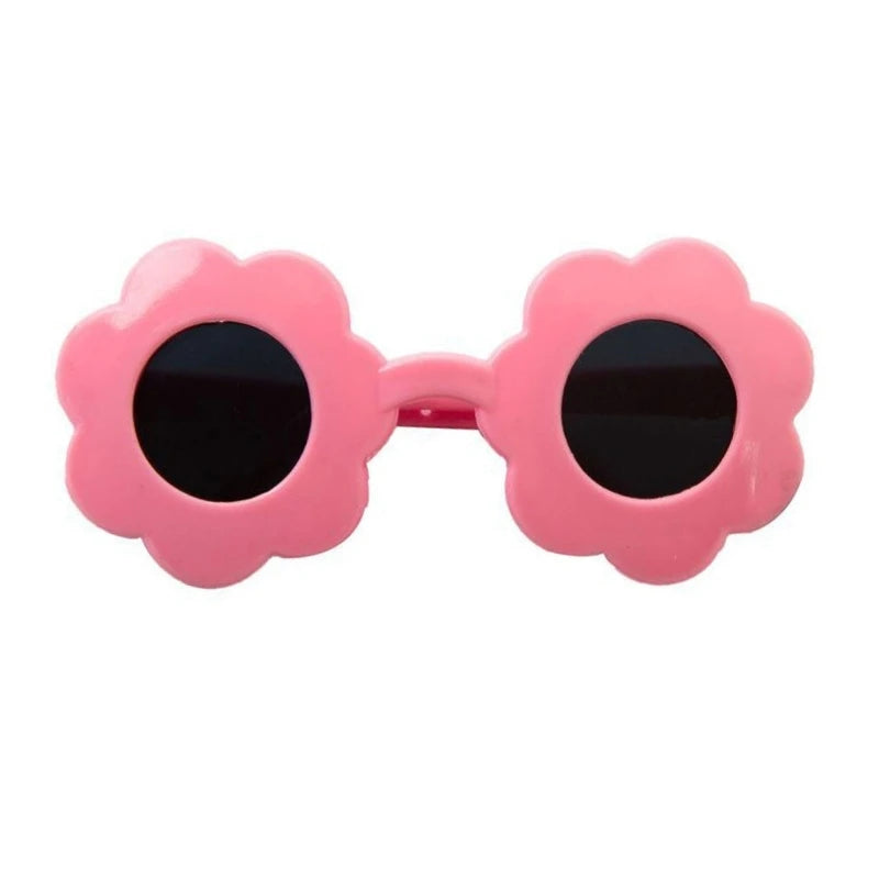 Dog Glasses Pet Heart Glasses Cat Accessories Puppy Photos Tools Decorations for Dog Summer Party Eyewear Glasses