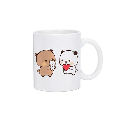 Panda Bear Bubu Dudu Coffee Milk Cup Mocha Cat Panda Bear Couple Creative Present Cute Gift Drinking Tea Cup Mugs