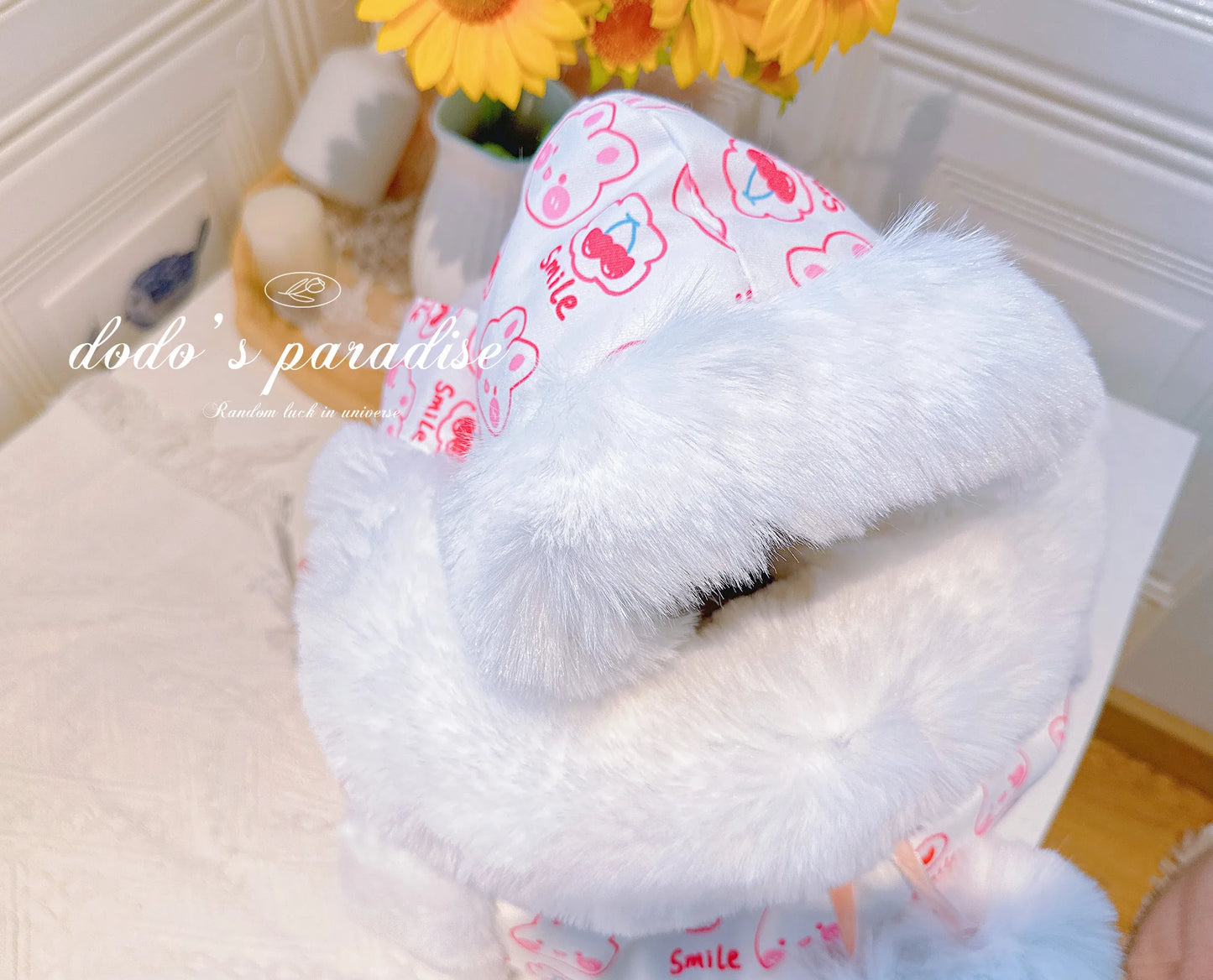 Pet Carriers Travel Products Cat Teddy Puppy Winter Fur Collar Dog Backpack Out  Chest Bag Thickening Warmer  accessories