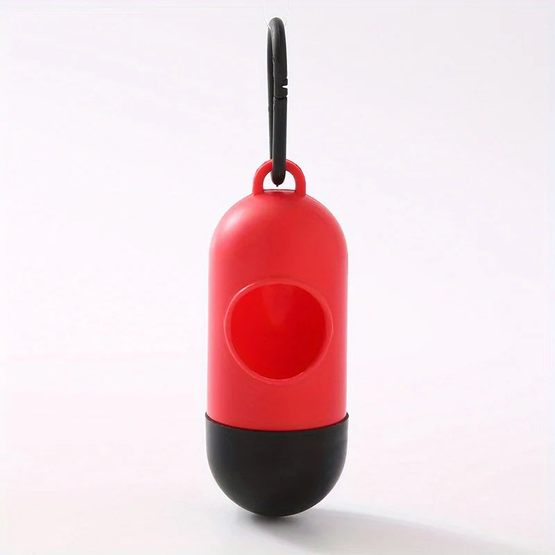 the CAPSULE CLEAN BAG HOLDER - Pill Shaped Poop Bags Dispenser, Garbage Holder Dispenser, Pet Supplies For Dogs, Collars And Leashes