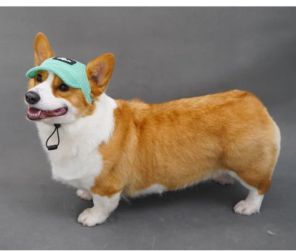 the SUNPAWS BREATHABLE HAT - New Summer Pet Dog Hat, Breathable Sun Protection, Ears Exposed Design, Golden Retriever, Dog Cap, Summer Shade Pet Accessories