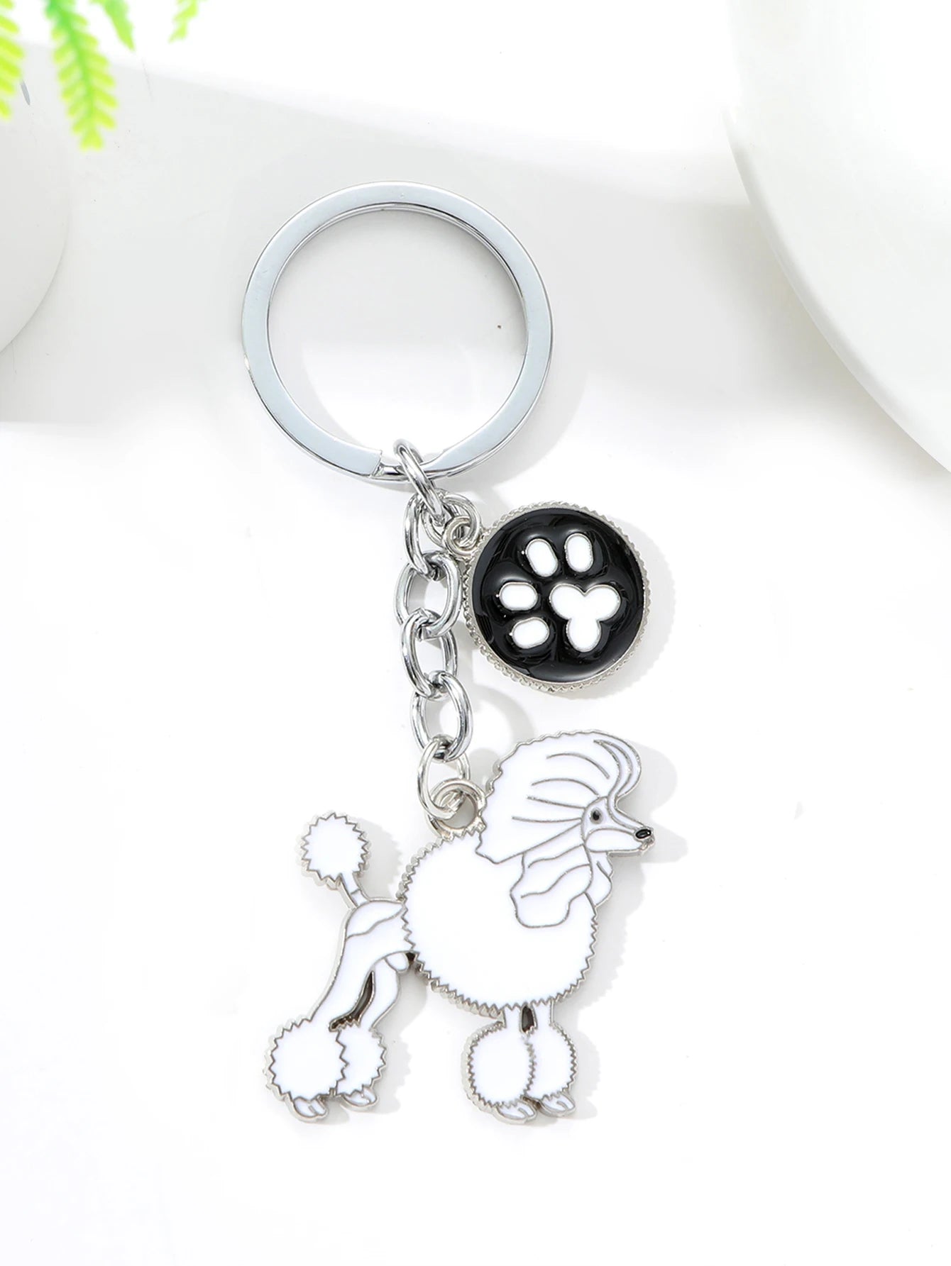 I LOVE Alaska Husky Dog Keychain Cute dachshund  animal Cartoon dog Keychain dog Gift For woman Man Jewelry