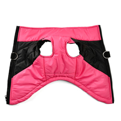 Waterproof Pet Clothes With D-ring Warm Dog Vest For Winter Outdoor Windproof Puppy Coat For Small Medium Dogs Bulldog