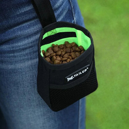 the TRAINSMART TREAT POUCH - Pet Dog Puppy Training Treat Snack/Bait Pet Feed Pocket/Pouch, Obedience Agility Pouch Food Bag, Pocket Snack Reward Waist Bag