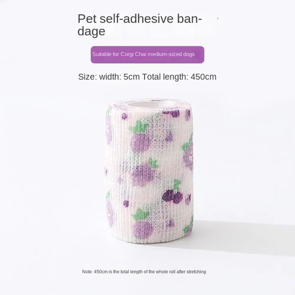 Disposable Dog Foot Covers Durable Anti-dirty Breathable Pet Self-adhesive Bandage Pet Go Out Foot Wrap