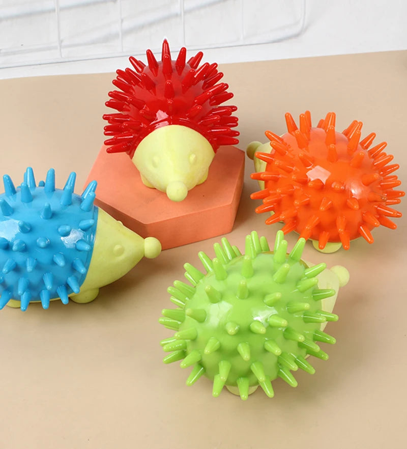 TPR Durable Pet Dog Chew Toys Animal Shaped Dog Squeak Toys Bite Resistant Puppy Teeth Cleaning Toy Dog Accessories