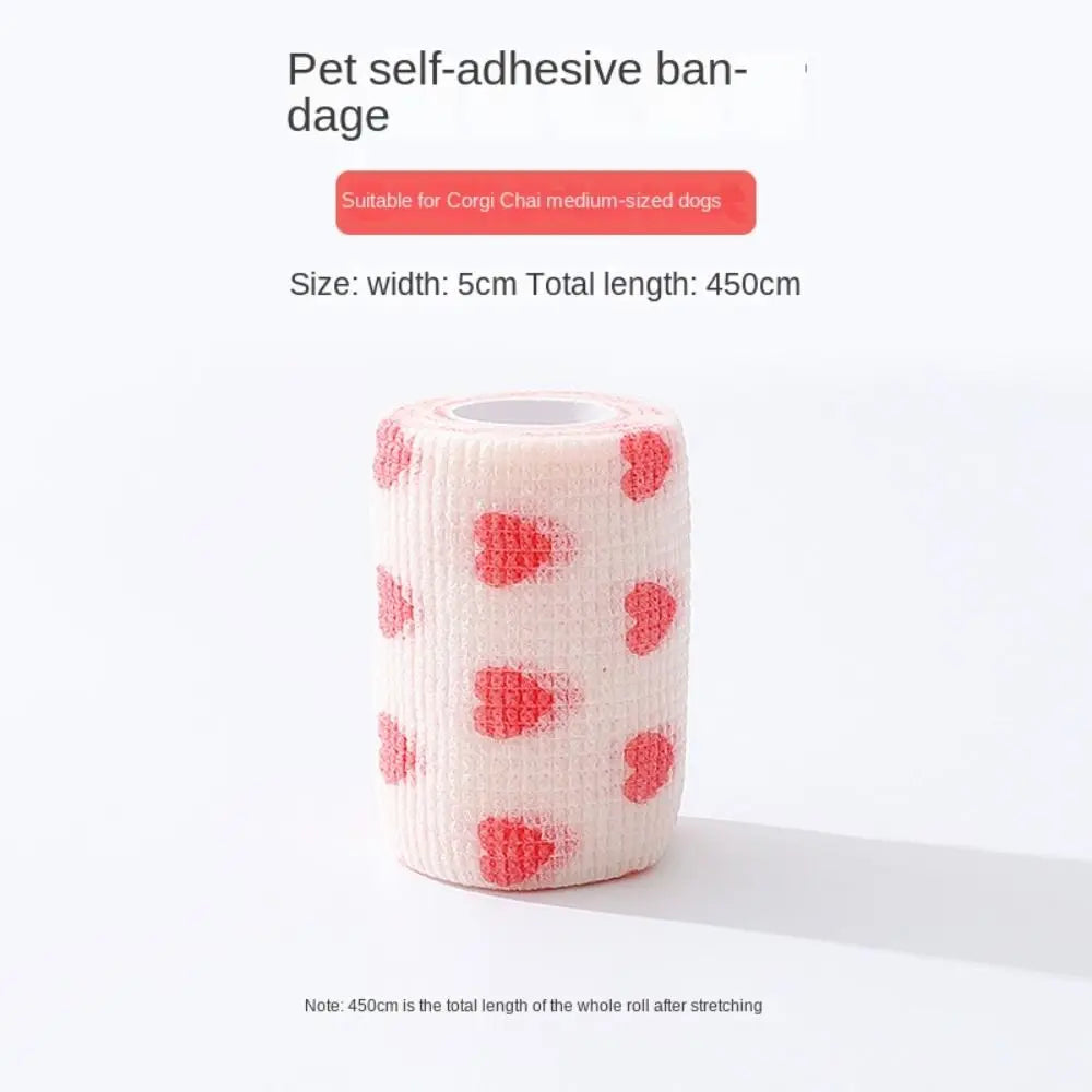 Disposable Dog Foot Covers Durable Anti-dirty Breathable Pet Self-adhesive Bandage Pet Go Out Foot Wrap