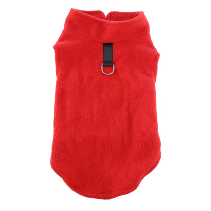 Soft Fleece Dog Clothes For Small Dogs Spring Summer Puppy Cats Vest Shih Tzu Chihuahua Clothing French Bulldog Jacket Pug Coats