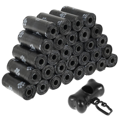 the DOG POOP BAGS - 30Roll Dog Poop Bags, Disposable Pet Waste Bags, Dog Waste Bags, Designer Pet Poop Clean Pick-Up Bone Bag Dispenser Tools