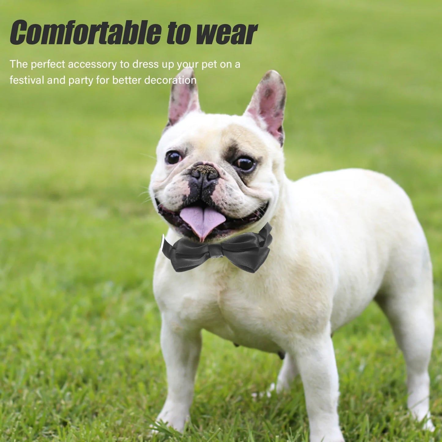 1Set Pet Hat Adjustable Bow Tie Dog Cat Costume Birthday Party Halloween Supply Dog Hat Pet Halloween Supply Party Bow Tie