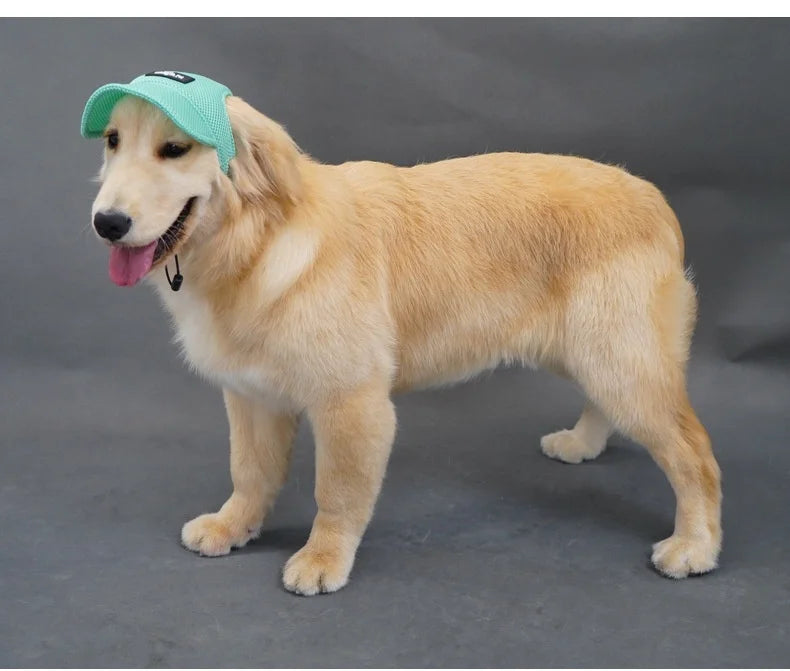 the SUNPAWS BREATHABLE HAT - New Summer Pet Dog Hat, Breathable Sun Protection, Ears Exposed Design, Golden Retriever, Dog Cap, Summer Shade Pet Accessories