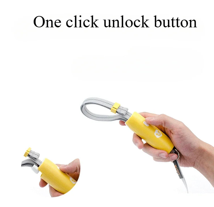 the SECUREWALK ANTI-LOST LEASH - New Anti-Lost Dog Leash, Explosion-Proof Dog Leash, Nylon Reflective Small/Medium Dog Leash for Walking Dogs, Outdoor Supplies