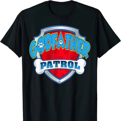 the DOG PATROL - Dog Patrol Shirt men's Women's Clothing Funny Gift Birthday Party Family Clothing T-Shirt Clothing Autumn and winter innerwear