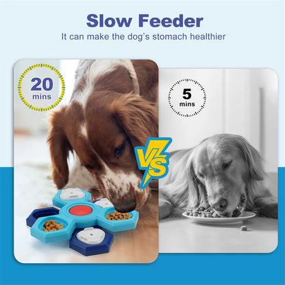 Dog Puzzle Toys Dog Training Boredom Interactive Puzzle Feeding Toys Slow Food Tray Pet Feeding Supplies