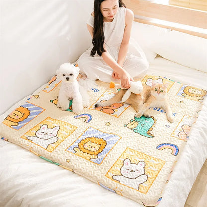 Dog Mats for Floors Pet Playpen Kennel Crates Mat Cat Puppy Cushion Reusable Washable Training Pee Pads Travel Car Mats for Dogs