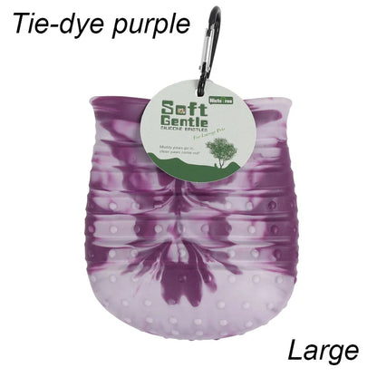 the SCRUBBER - Dog Foot Wash Cup, Portable Paw Clean Tools for Dogs, Large/Medium Dog Foot Washer, Scrubber Dog Muddy Dirty Paw Cleaning Cup 1pcs