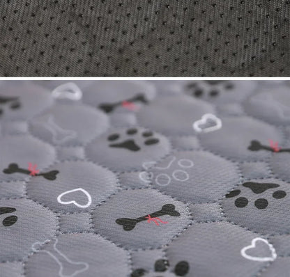 the PAWSHIELD REUSABLE MAT - Reusable Dog Pee Pad Blanket, Absorbent Diaper Washable Puppy Training Pad, Pet Bed Urine Mat for Pet, Car Seat Cover, Pet Bed New