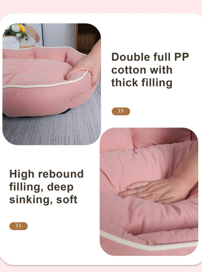 Dog Cats Bed Mats All Seasons Summer Sleeping Puppy Bed French Bulldog Cat Bed for Small Medium Large Pet Basket Accessories