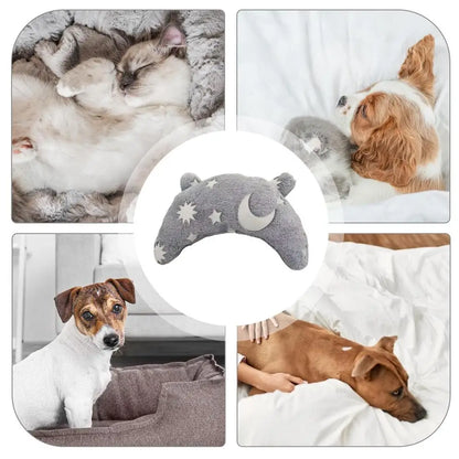 U Shaped Pet Pillow Pet Neck Protection Sleeping Pillow Comfortable Pet Dog Neck Pillow Glowing Washable Pet Calming Toy for Dog