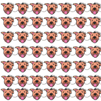 50PCS Cute Animal Keychain knife Ducks Dogs Cats Keyring for Women Men Kids Handbag Cool Car Key Accessories Friends Key Gifts