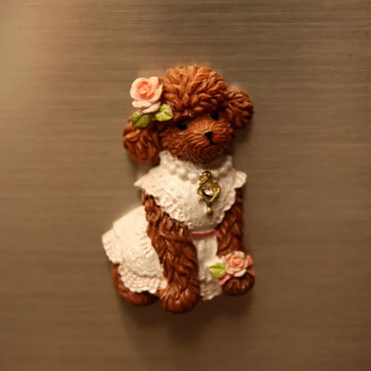 Cowboy Dog Creative Refrigerator Sticker Little Angel Magnet Sticker Gift Gift Wedding