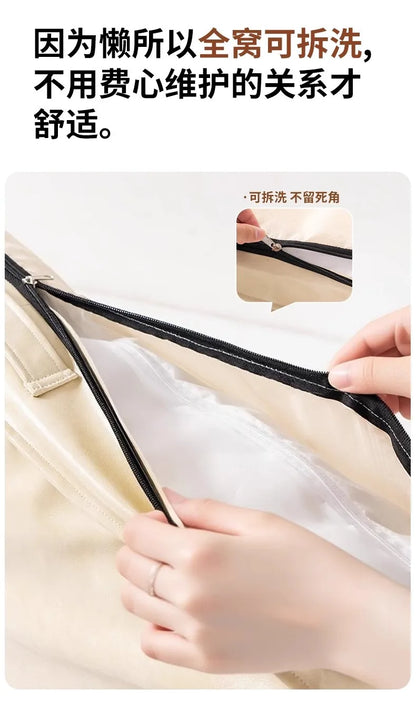 t‌he COZY COOLING PET MAT - All-Season Washable Leather Dog Bed - Removable Pet Mat, Summer Cooling Pad, Cozy Sleep Solution, Durable Pet Furniture