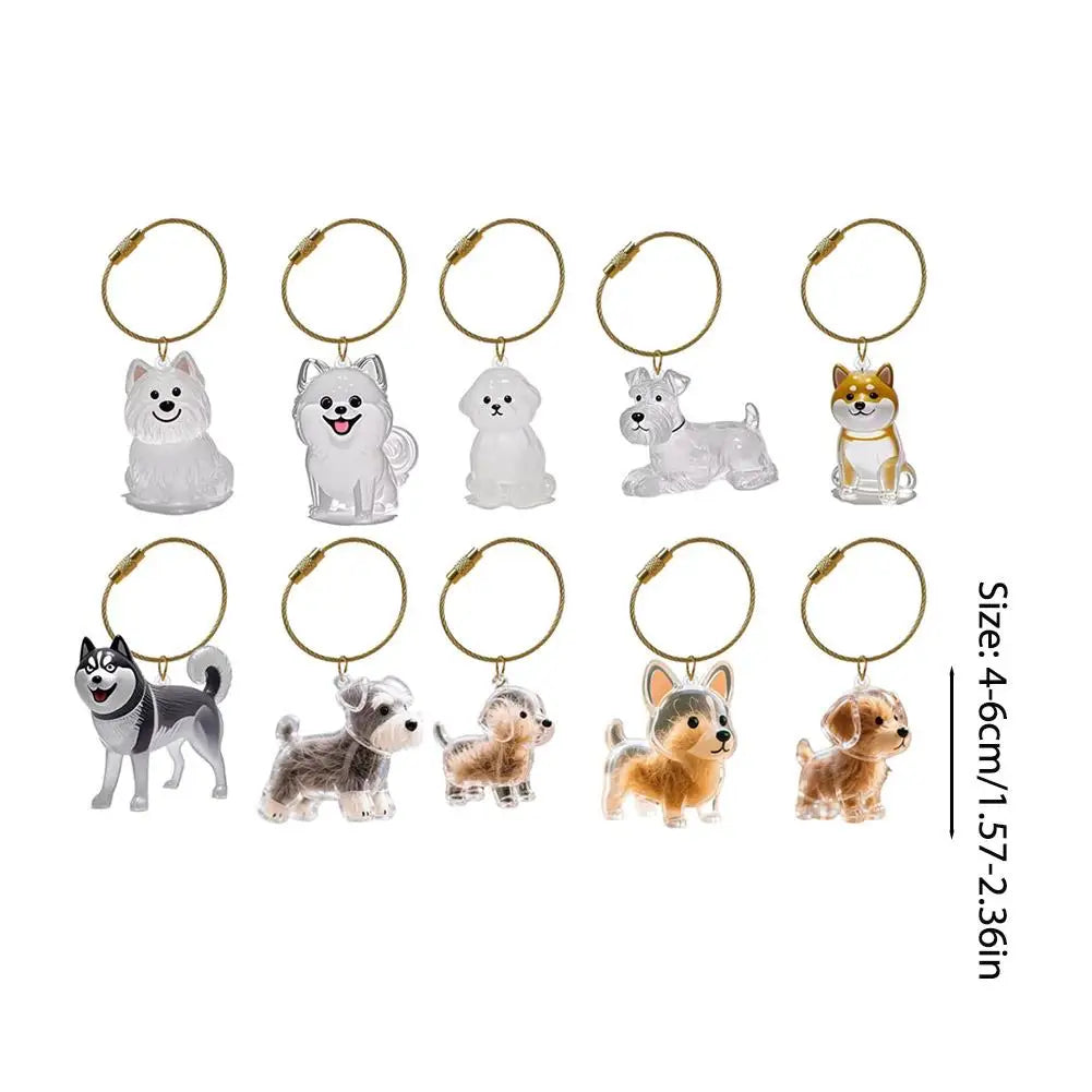 Keychain For Collecting Cat And Dog Hair, Fur Life Pendant For Dogs, DIY Pet Furs Collection Keychain, Pet Fur Keepsake