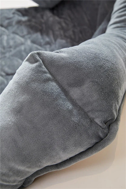 Velvet Pet Sofa Mat Warm Pet Blanket for Medium Large Dog Couch Bed Cushion with Pillow Cats Pad House Pet Supplies Accessories