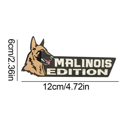 3D Dogs Badge Acrylic Funny Stylish Car Emblems & Badges German Shepherd Pit Bull Sticker Bulldog Decals Auto Exterior Stickers