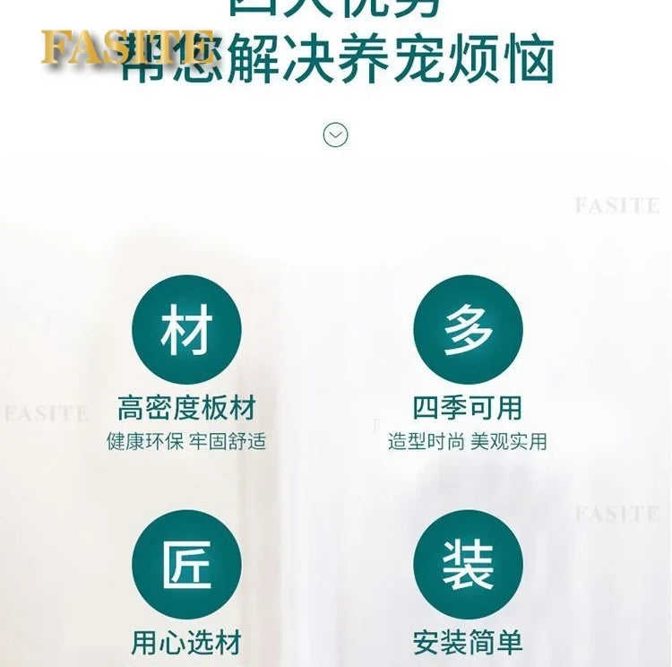 the RED BARN DOGHOUSE - Top Cover Doghouse, Outside Easy Installed Winter Gate Door Window External Entrance Nest, Home Pets Products