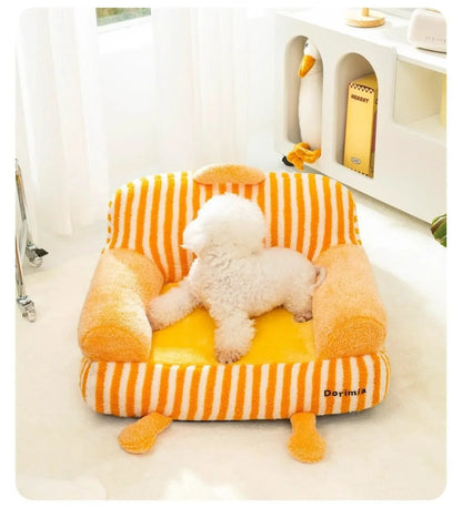 Kennel Universal in All Seasons Small and Medium-sized Dogs Removable and Washable Dog Bed Small Teddy Sofa Pet Accessories