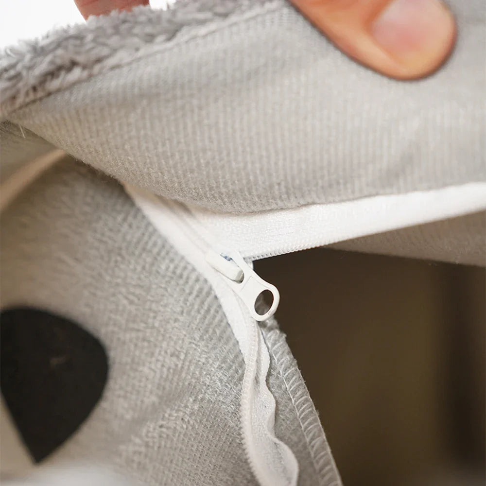 the VELVET DOG - Indoor Warm Doghouse, Soft Pet Bed Tent House, Dog Kennel Cat Bed with Removable Cushion Suitable for Small/Medium/Large Pets