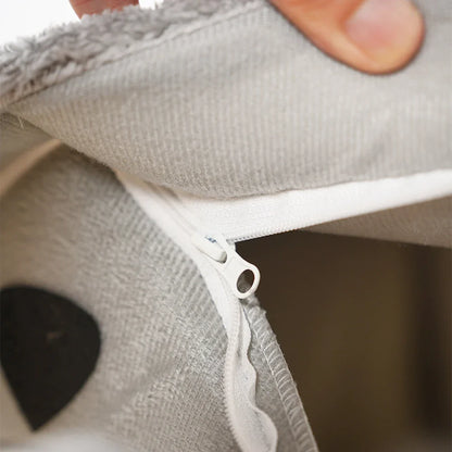 the VELVET DOG - Indoor Warm Doghouse, Soft Pet Bed Tent House, Dog Kennel Cat Bed with Removable Cushion Suitable for Small/Medium/Large Pets